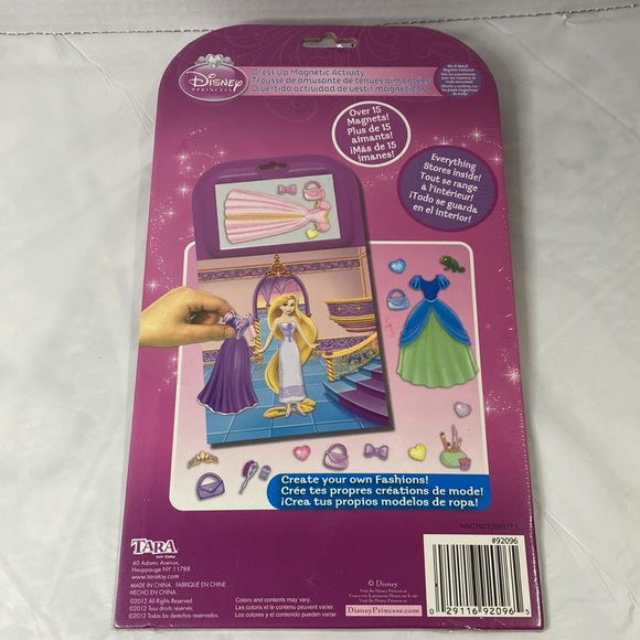 Disney Princess Dress Up Magnetic Activity Fun Kit Over Magnets New - Picture 4 of 7